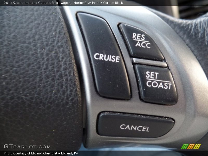 Marine Blue Pearl / Carbon Black 2011 Subaru Impreza Outback Sport Wagon