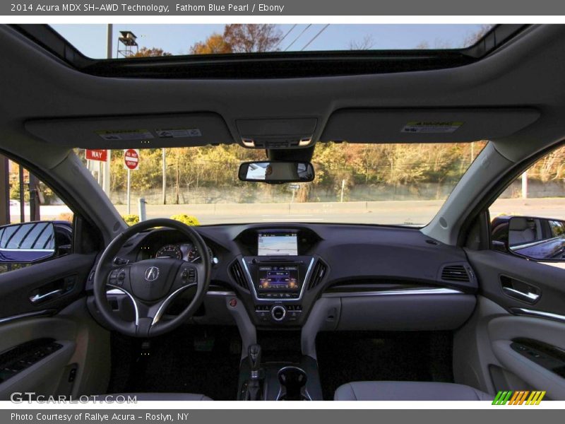 Fathom Blue Pearl / Ebony 2014 Acura MDX SH-AWD Technology