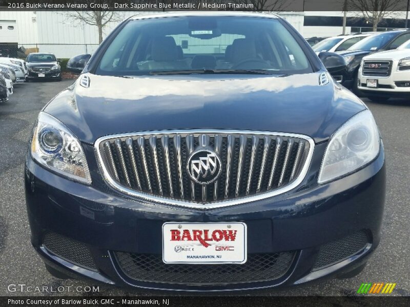 Dark Sapphire Blue Metallic / Medium Titanium 2016 Buick Verano Verano Group