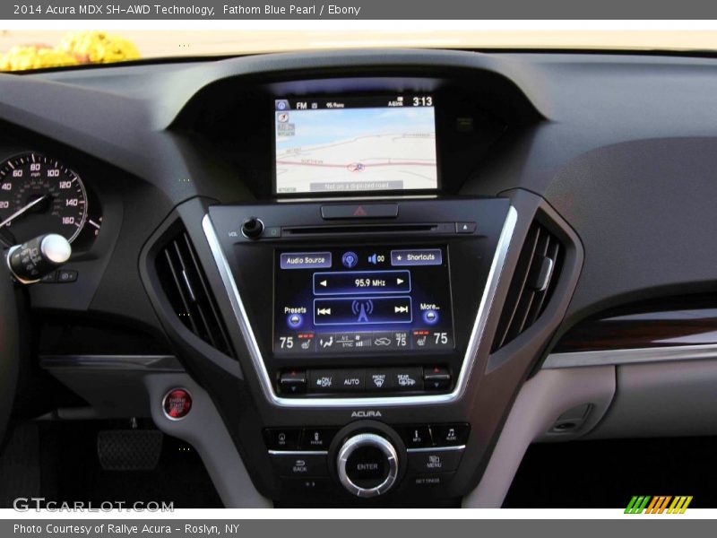 Fathom Blue Pearl / Ebony 2014 Acura MDX SH-AWD Technology