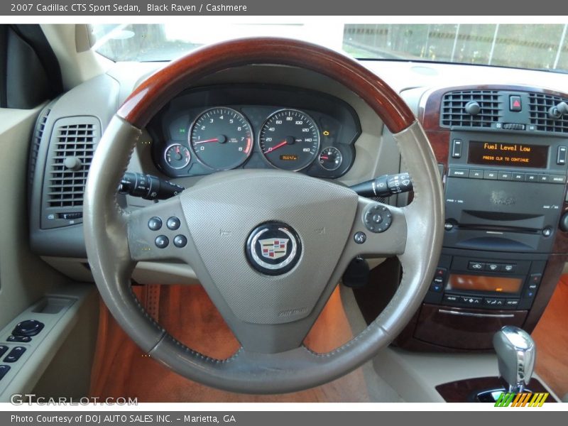 Black Raven / Cashmere 2007 Cadillac CTS Sport Sedan
