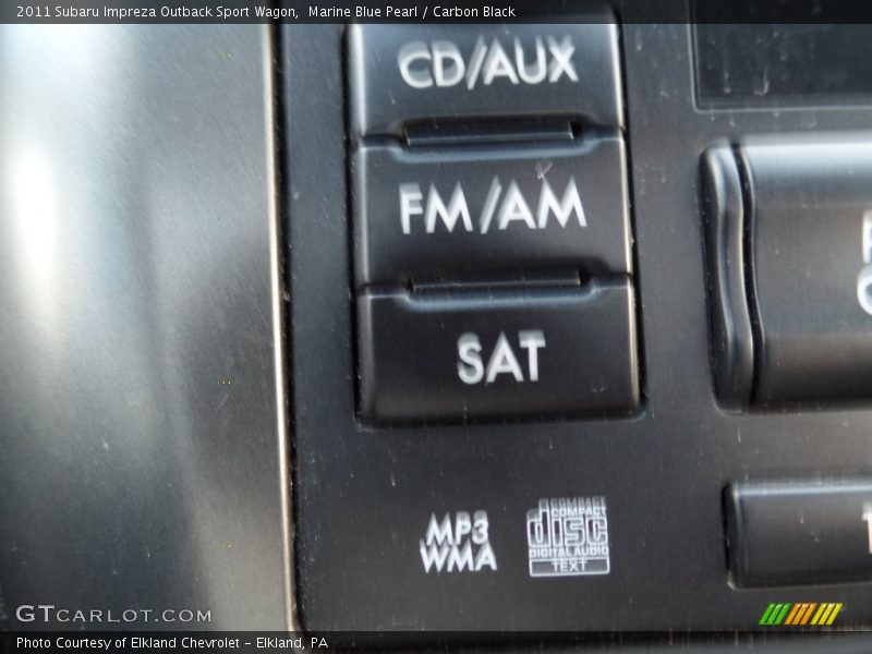 Marine Blue Pearl / Carbon Black 2011 Subaru Impreza Outback Sport Wagon