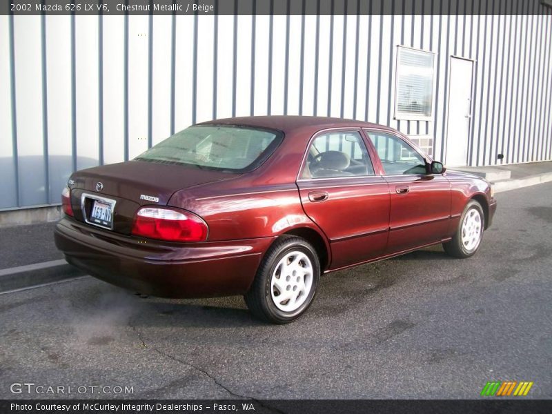 Chestnut Metallic / Beige 2002 Mazda 626 LX V6