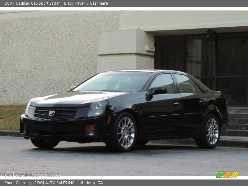 Black Raven / Cashmere 2007 Cadillac CTS Sport Sedan