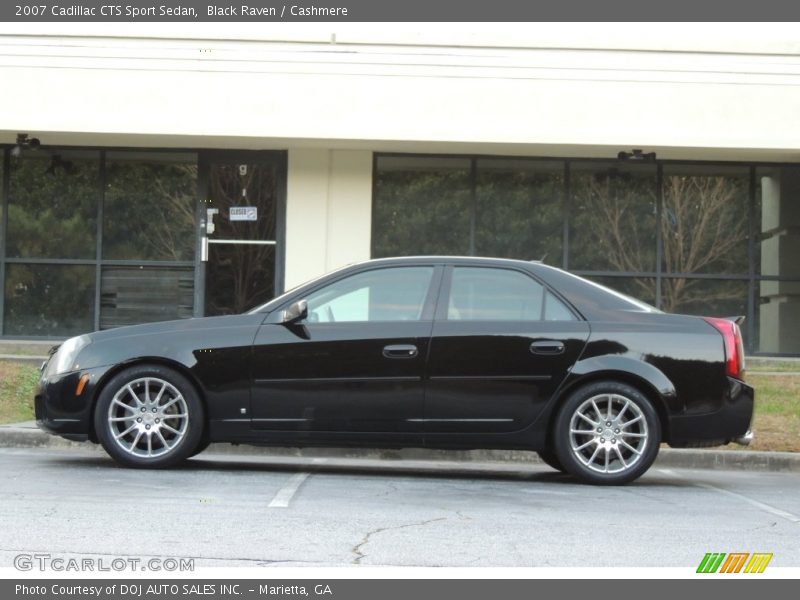 Black Raven / Cashmere 2007 Cadillac CTS Sport Sedan