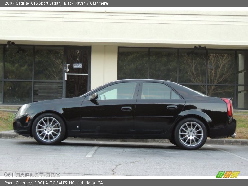 Black Raven / Cashmere 2007 Cadillac CTS Sport Sedan