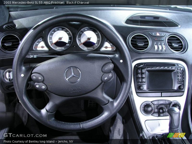 Black / Charcoal 2003 Mercedes-Benz SL 55 AMG Roadster