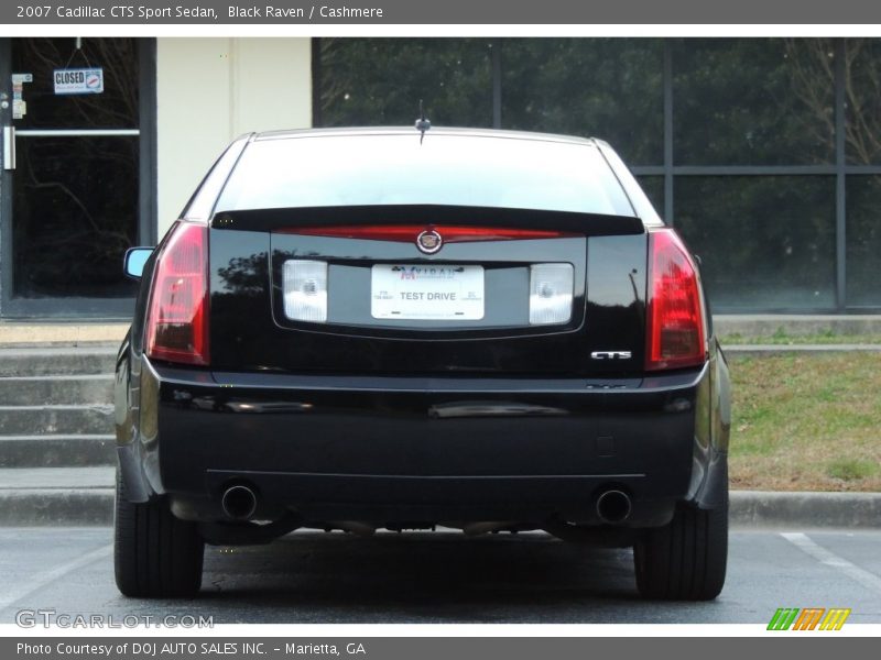Black Raven / Cashmere 2007 Cadillac CTS Sport Sedan