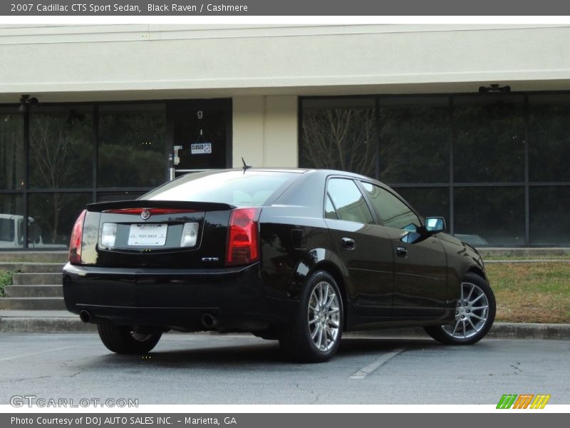 Black Raven / Cashmere 2007 Cadillac CTS Sport Sedan