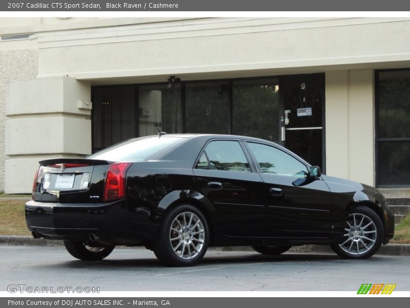 Black Raven / Cashmere 2007 Cadillac CTS Sport Sedan
