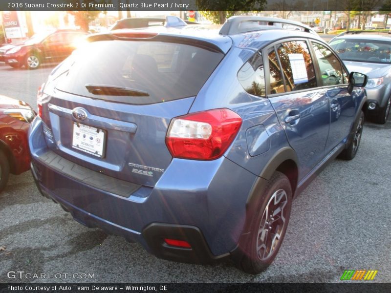 Quartz Blue Pearl / Ivory 2016 Subaru Crosstrek 2.0i Premium