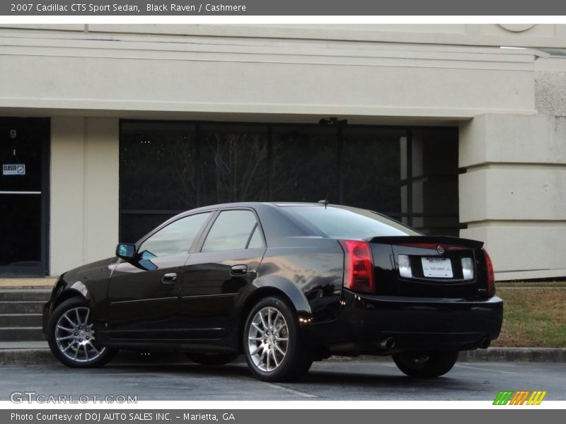 Black Raven / Cashmere 2007 Cadillac CTS Sport Sedan