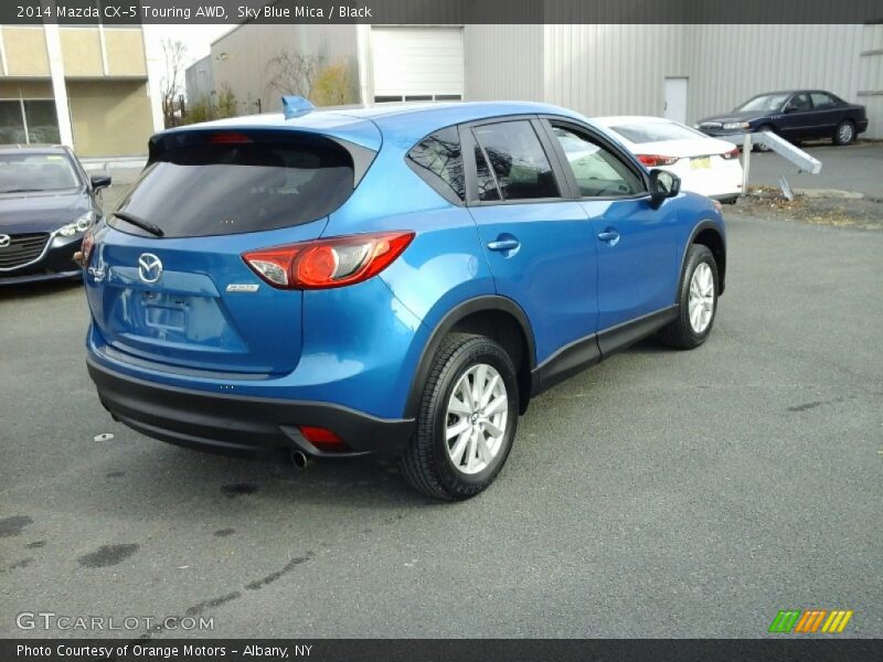 Sky Blue Mica / Black 2014 Mazda CX-5 Touring AWD