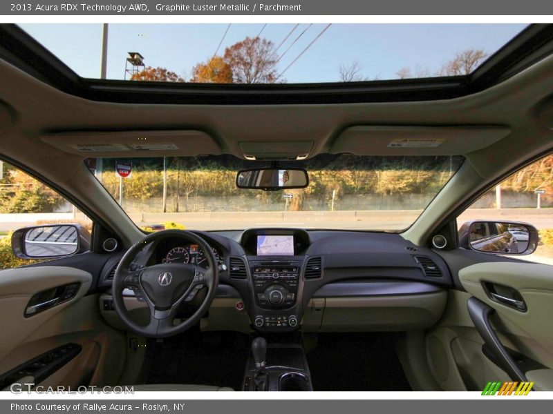 Graphite Luster Metallic / Parchment 2013 Acura RDX Technology AWD