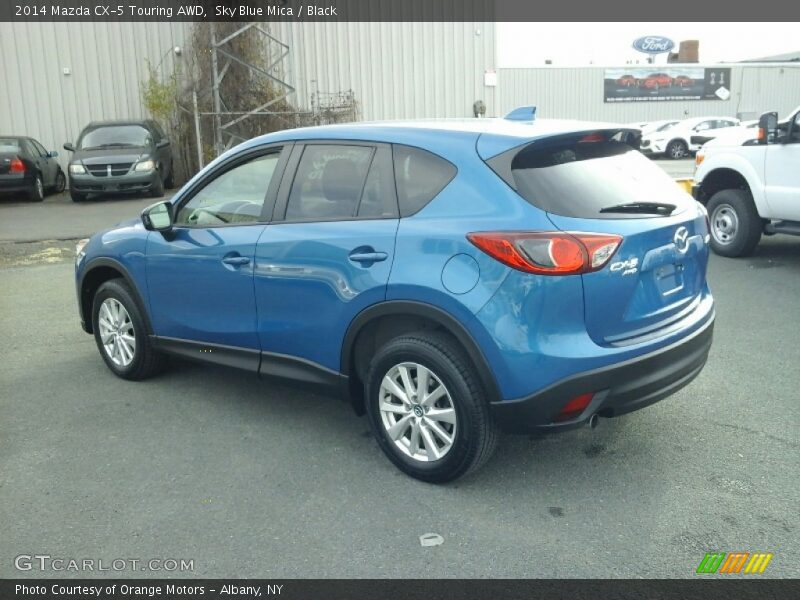 Sky Blue Mica / Black 2014 Mazda CX-5 Touring AWD