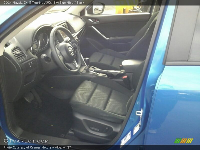 Sky Blue Mica / Black 2014 Mazda CX-5 Touring AWD