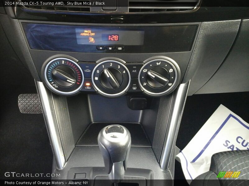 Sky Blue Mica / Black 2014 Mazda CX-5 Touring AWD