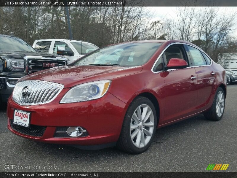 Crystal Red Tintcoat / Cashmere 2016 Buick Verano Leather Group