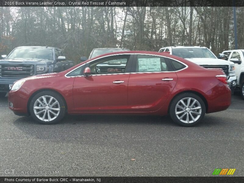 Crystal Red Tintcoat / Cashmere 2016 Buick Verano Leather Group