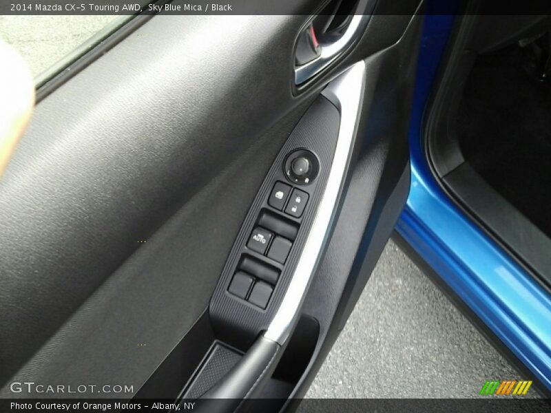 Sky Blue Mica / Black 2014 Mazda CX-5 Touring AWD