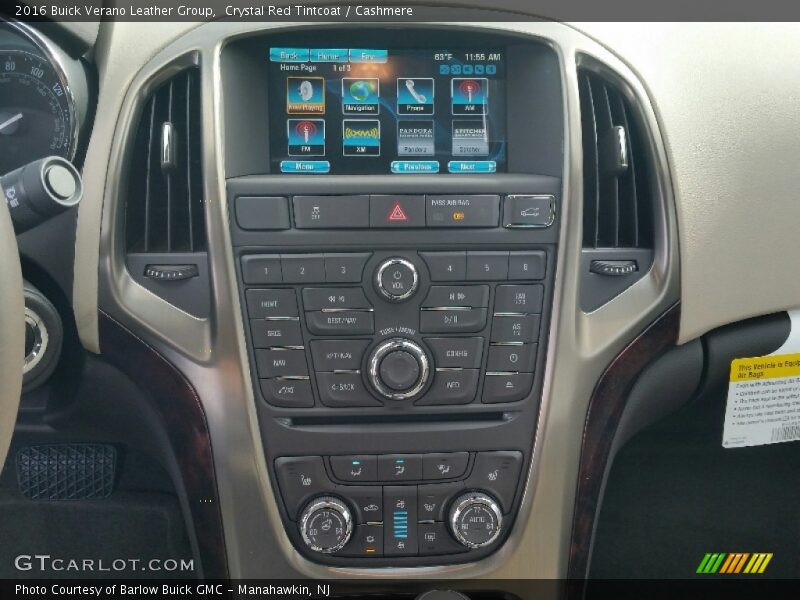 Crystal Red Tintcoat / Cashmere 2016 Buick Verano Leather Group