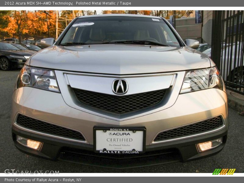 Polished Metal Metallic / Taupe 2012 Acura MDX SH-AWD Technology