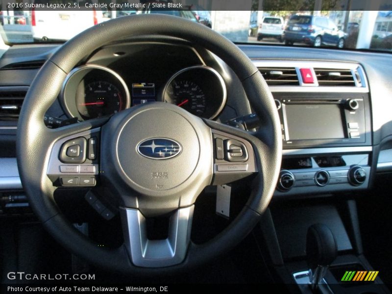 Carbide Gray Metallic / Slate Black 2016 Subaru Legacy 2.5i