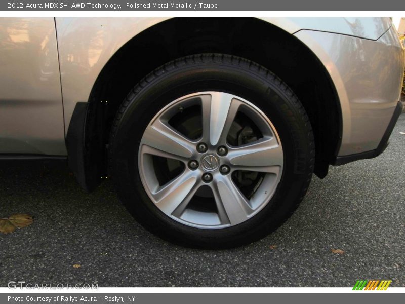 Polished Metal Metallic / Taupe 2012 Acura MDX SH-AWD Technology