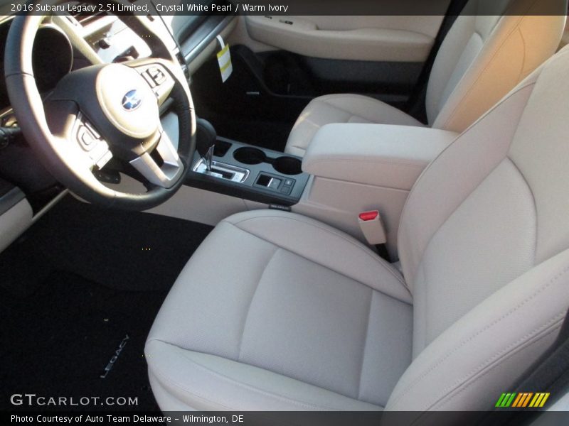 Crystal White Pearl / Warm Ivory 2016 Subaru Legacy 2.5i Limited
