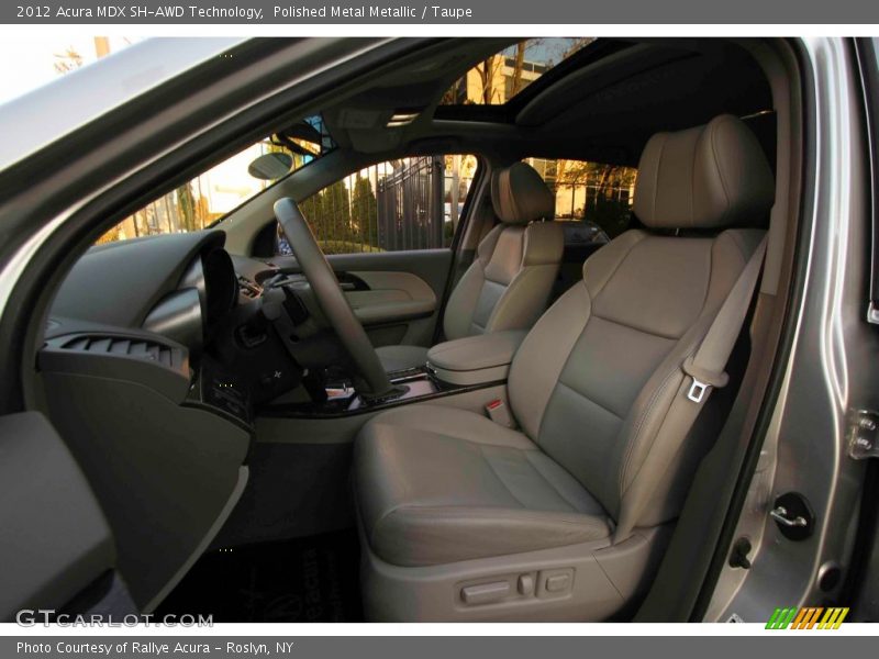 Polished Metal Metallic / Taupe 2012 Acura MDX SH-AWD Technology