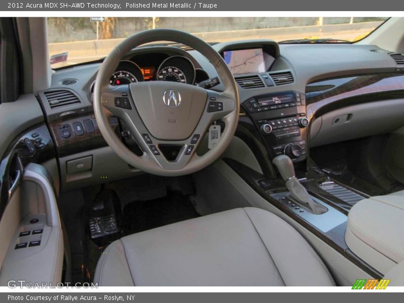 Polished Metal Metallic / Taupe 2012 Acura MDX SH-AWD Technology