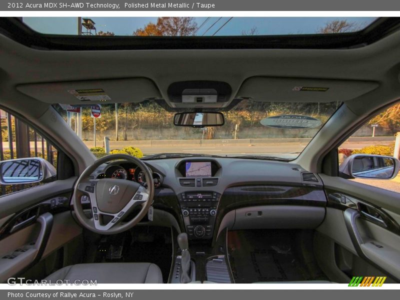 Polished Metal Metallic / Taupe 2012 Acura MDX SH-AWD Technology