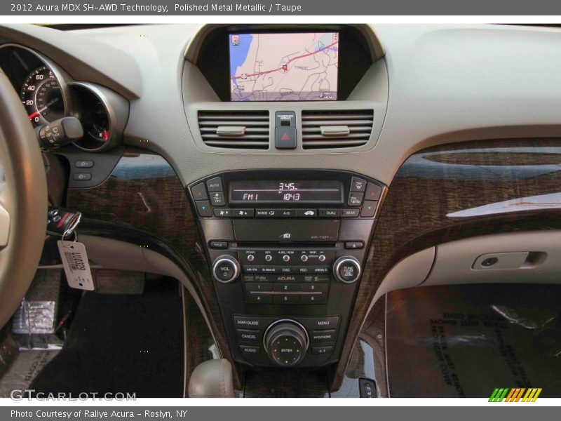 Polished Metal Metallic / Taupe 2012 Acura MDX SH-AWD Technology
