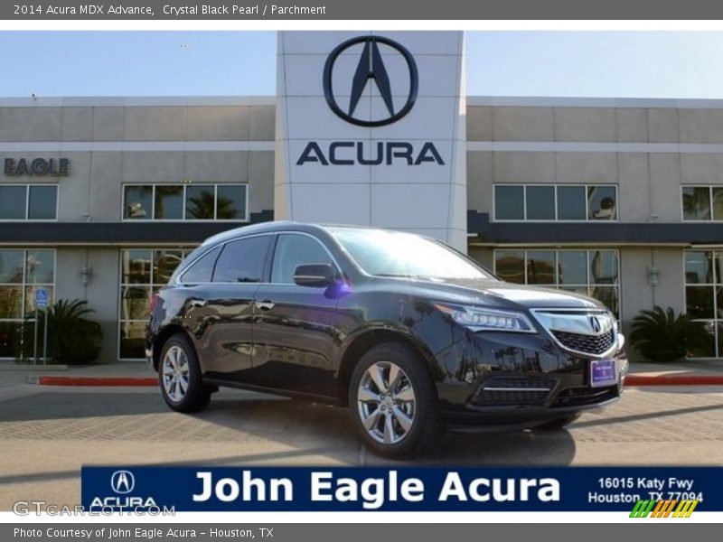 Crystal Black Pearl / Parchment 2014 Acura MDX Advance