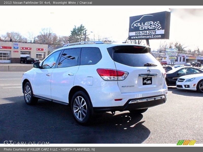 Moonlight White / Charcoal 2013 Nissan Pathfinder SV 4x4