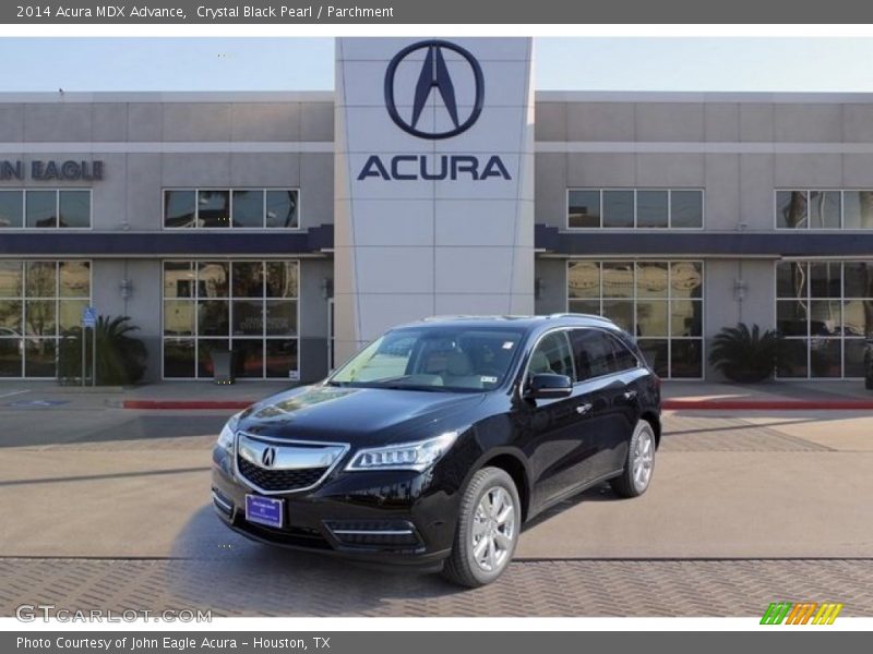 Crystal Black Pearl / Parchment 2014 Acura MDX Advance