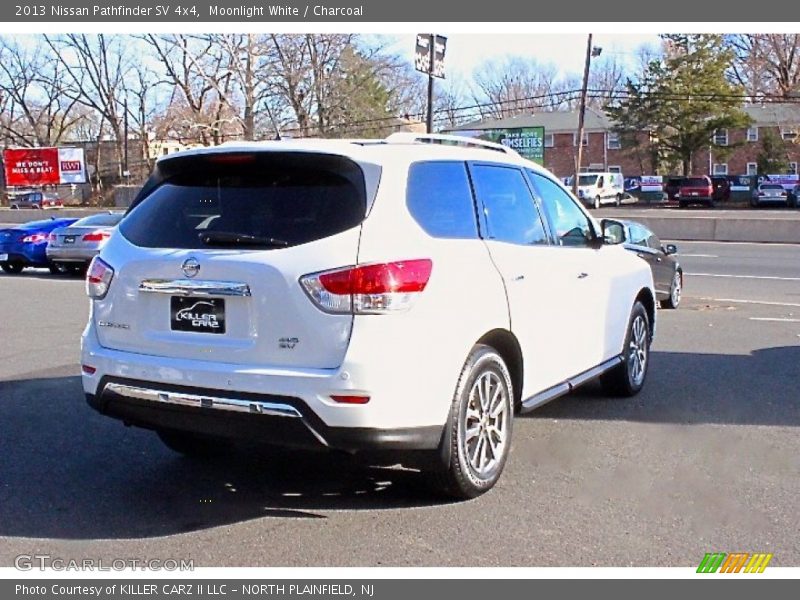 Moonlight White / Charcoal 2013 Nissan Pathfinder SV 4x4