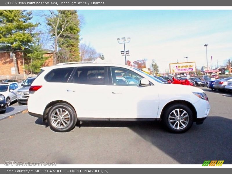 Moonlight White / Charcoal 2013 Nissan Pathfinder SV 4x4