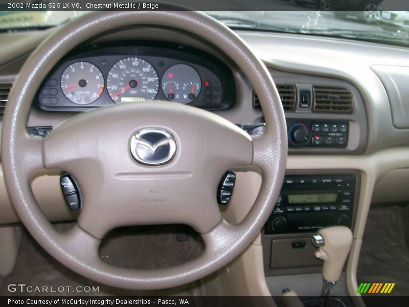Chestnut Metallic / Beige 2002 Mazda 626 LX V6