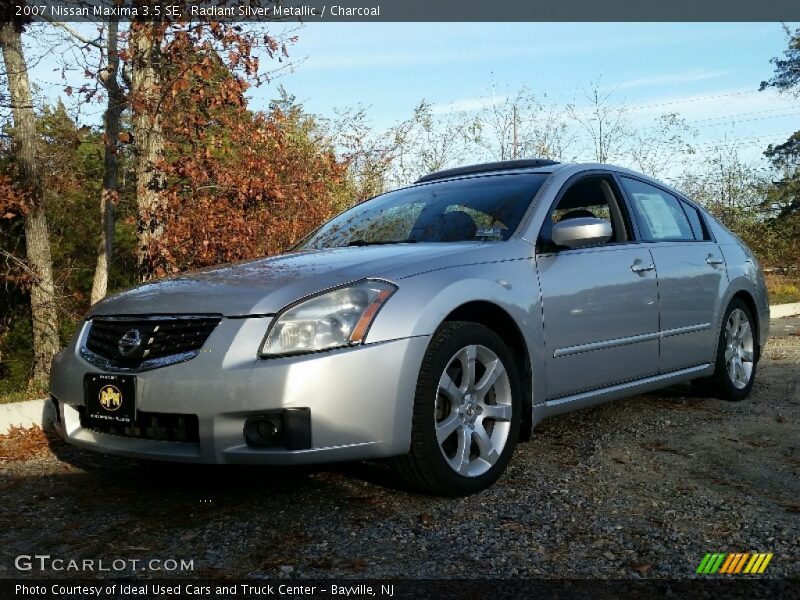Radiant Silver Metallic / Charcoal 2007 Nissan Maxima 3.5 SE