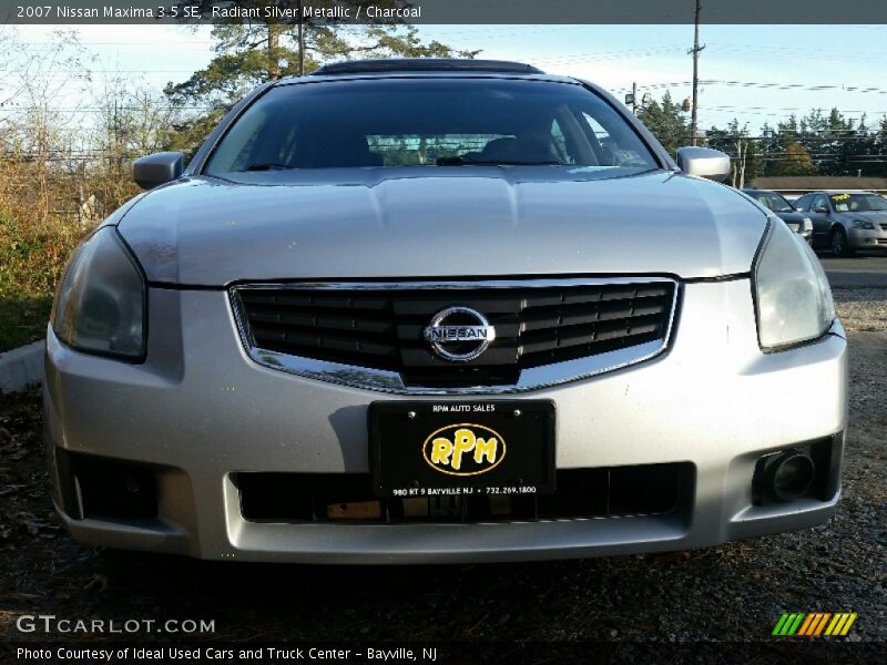 Radiant Silver Metallic / Charcoal 2007 Nissan Maxima 3.5 SE