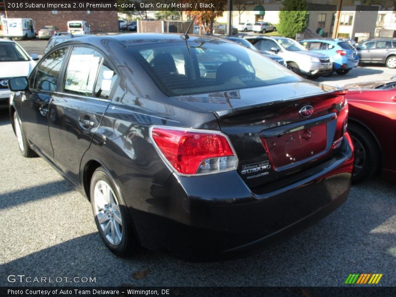 Dark Gray Metallic / Black 2016 Subaru Impreza 2.0i Premium 4-door