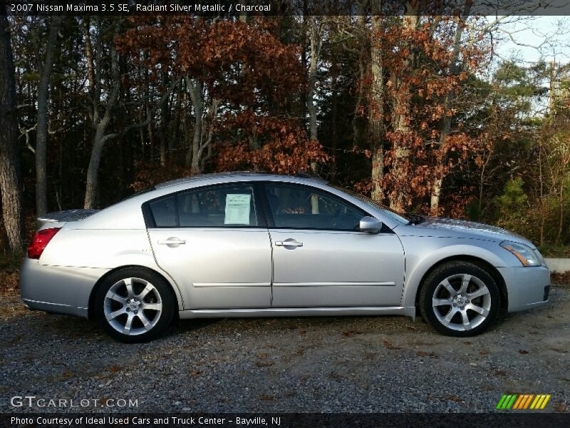 Radiant Silver Metallic / Charcoal 2007 Nissan Maxima 3.5 SE