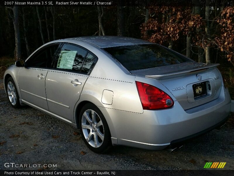 Radiant Silver Metallic / Charcoal 2007 Nissan Maxima 3.5 SE