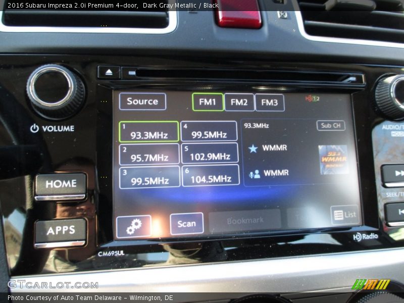 Dark Gray Metallic / Black 2016 Subaru Impreza 2.0i Premium 4-door