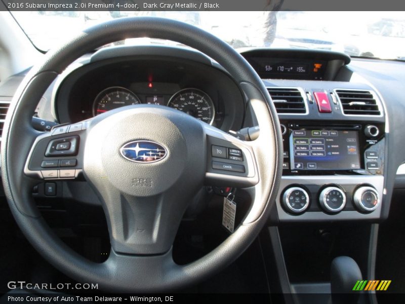 Dark Gray Metallic / Black 2016 Subaru Impreza 2.0i Premium 4-door