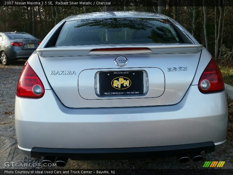 Radiant Silver Metallic / Charcoal 2007 Nissan Maxima 3.5 SE