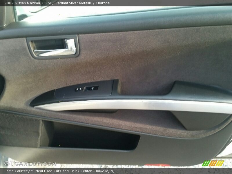 Radiant Silver Metallic / Charcoal 2007 Nissan Maxima 3.5 SE