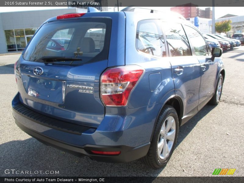 Quartz Blue Pearl / Gray 2016 Subaru Forester 2.5i