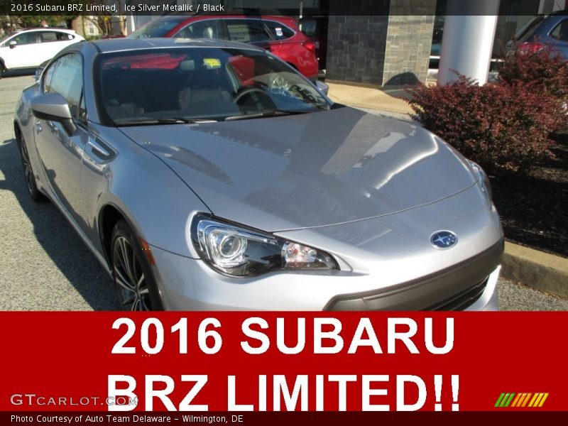 Ice Silver Metallic / Black 2016 Subaru BRZ Limited